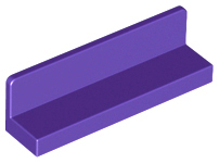 Lego Panel 1 x 4 x 1 / Dark Purple