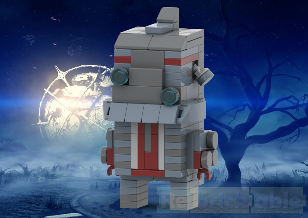 Lego Vauban BrickHead - Warframe