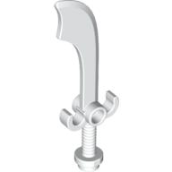 Lego Weapon Sword / Scimitar / White