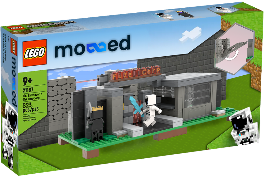 Lego The entrance to the FuzeCorp | Modded
