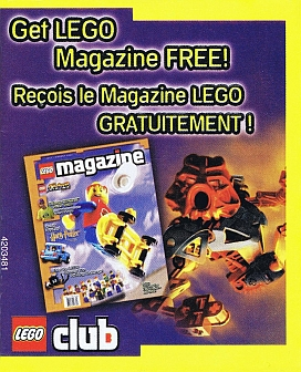Lego 2003 Insert - LEGO Club - US/Canadian (4203481)