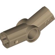 Lego Technic Axle and Pin Connector Angled #3 - 157.5° / Dark Tan