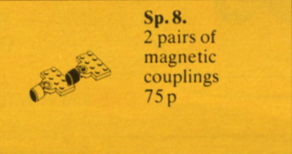 Lego Magnetic Train Couplers with Plates