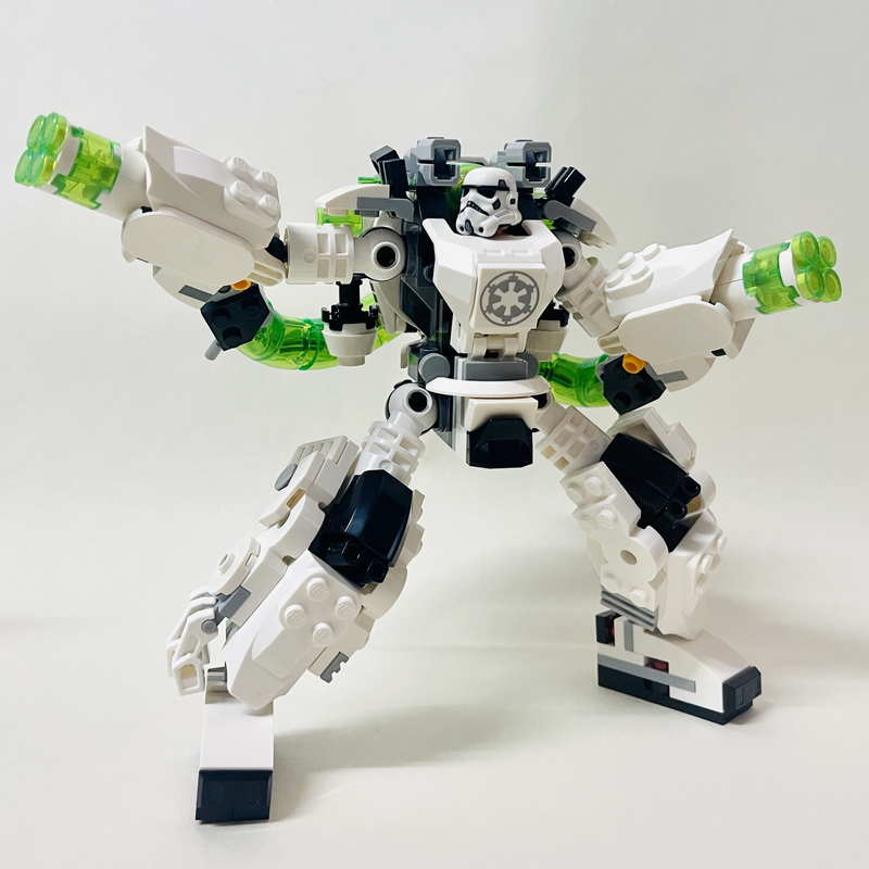 Lego Star-Wars Storm-trooper Power-up Suit Version 3 75370 + 71454