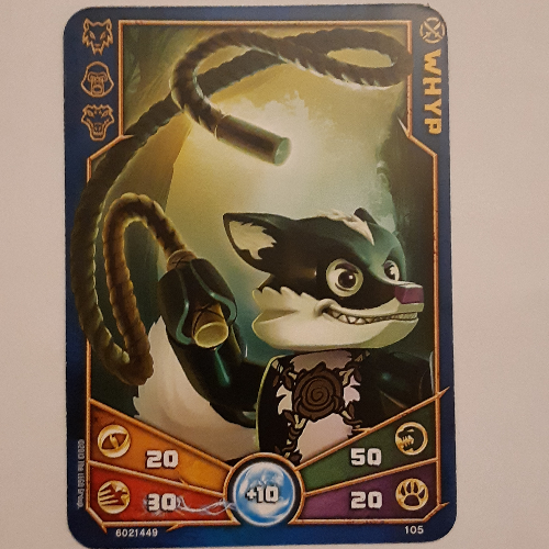 Lego Trading Card, Legends of Chima Deck #1: 105 [Whyp] / [No Color/Any Color]