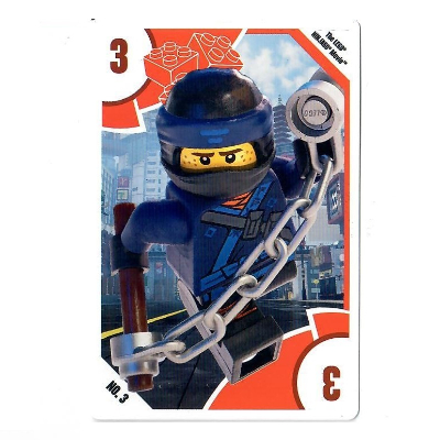 Lego Trading Card, Toys 'R' Us - The LEGO Ninjago Movie - 3 Jay