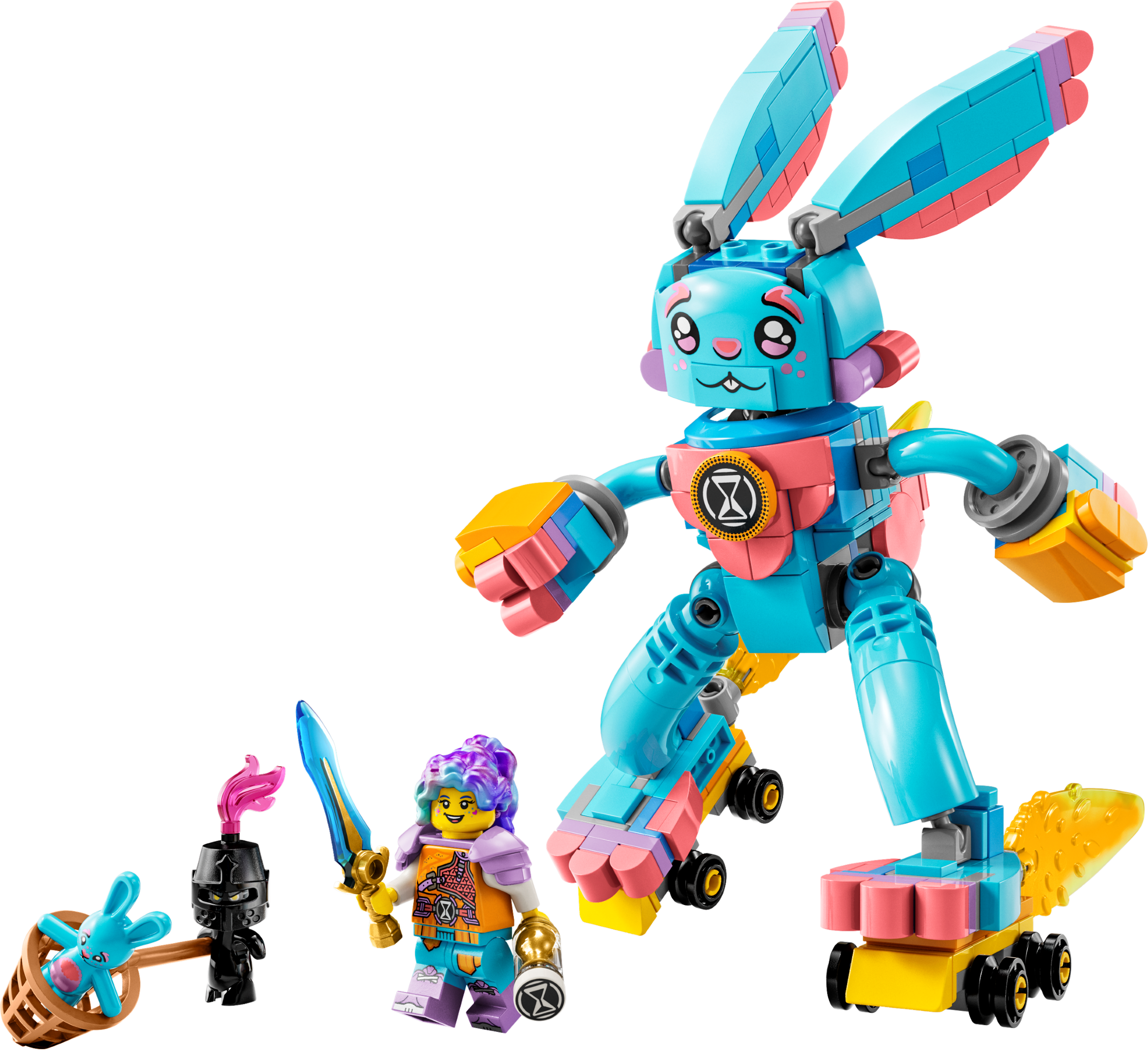 Lego Izzie and Bunchu the Bunny
