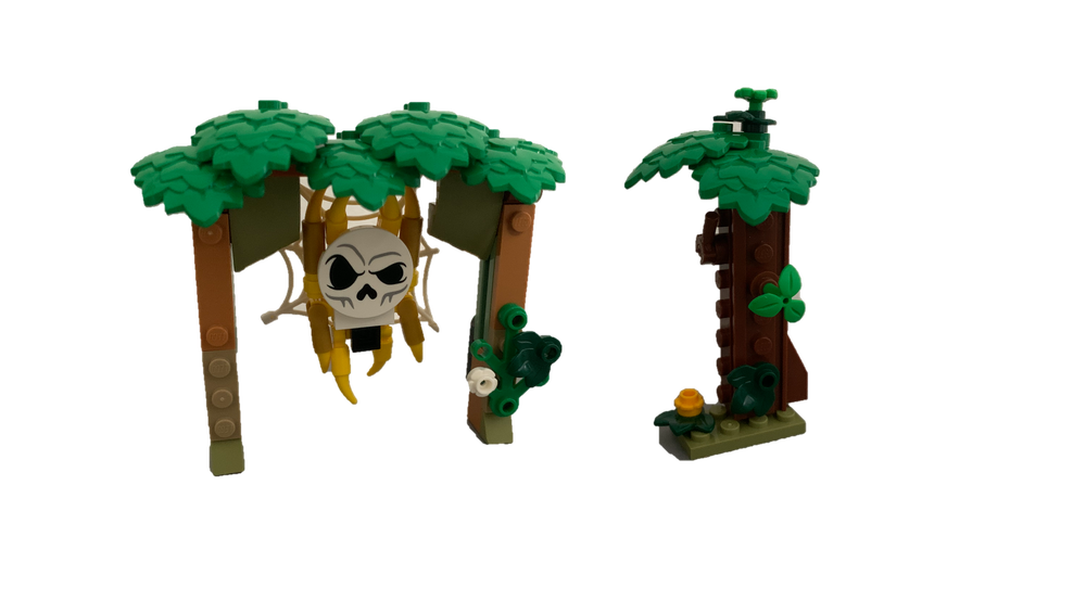 Lego Skulltulla arch - spare parts builds from 77092