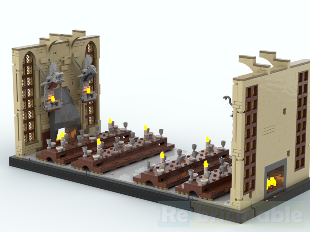 Lego The Great Hall (Part 2)