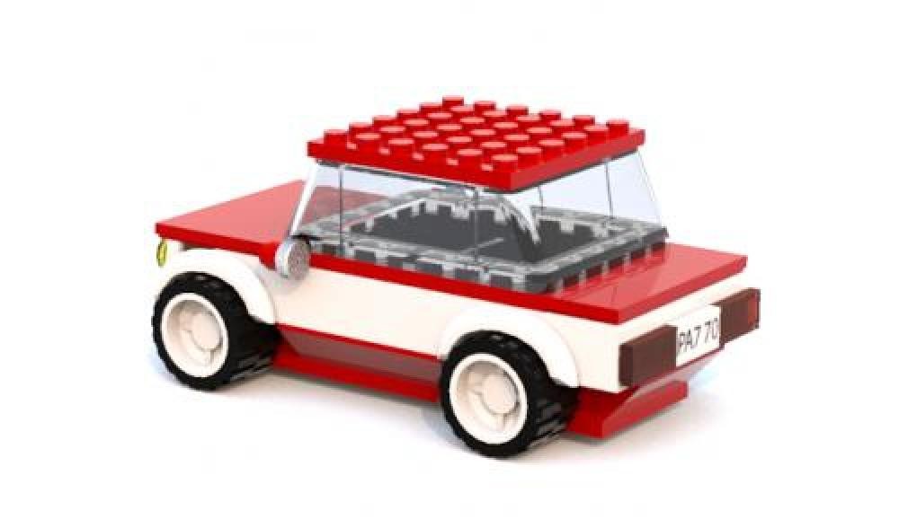 Lego 1970s Fiat 124s