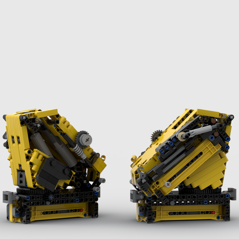 Lego XL folding crane