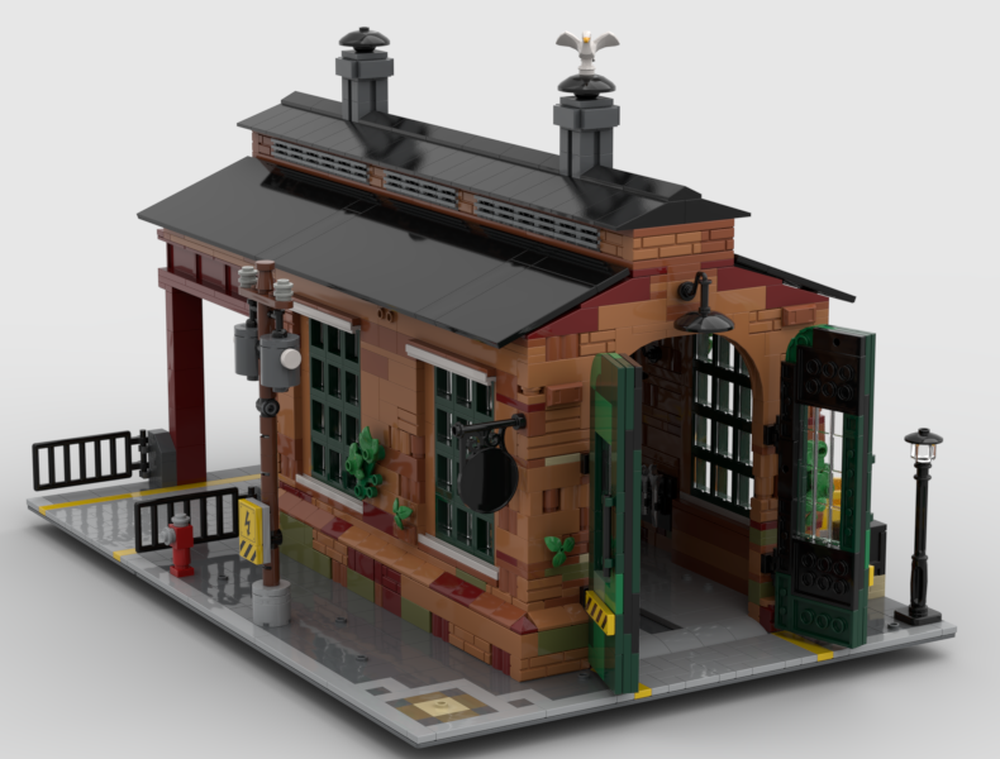 Lego The old goods shed corner modular