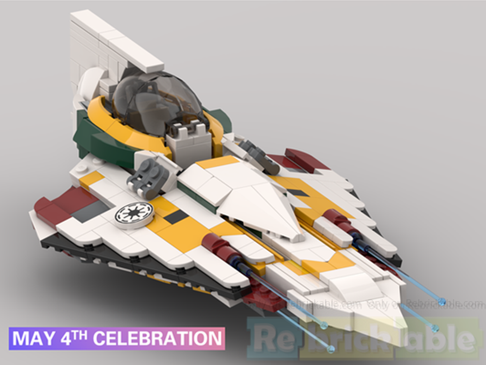 Lego Mace Windu's Secondary Delta-7B Aethersprite-Class Interceptor