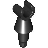 Lego Minifig Hand with Cone / Black