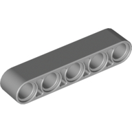 Lego Technic Beam 1 x 5 Thick / Light Bluish Gray