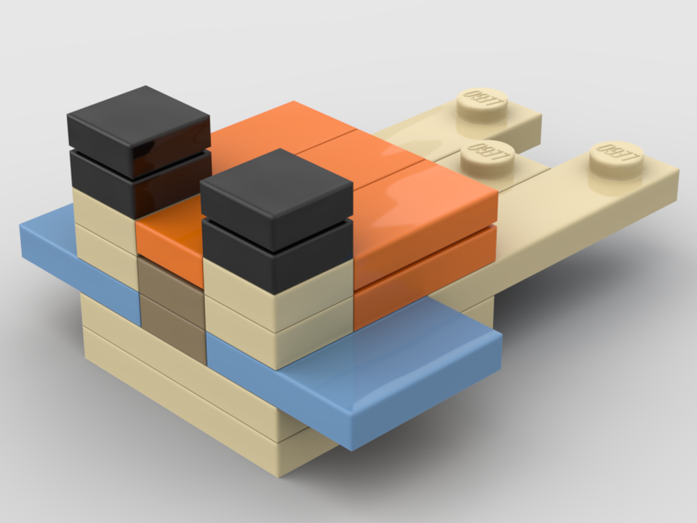 Lego Deflated Pufferfish