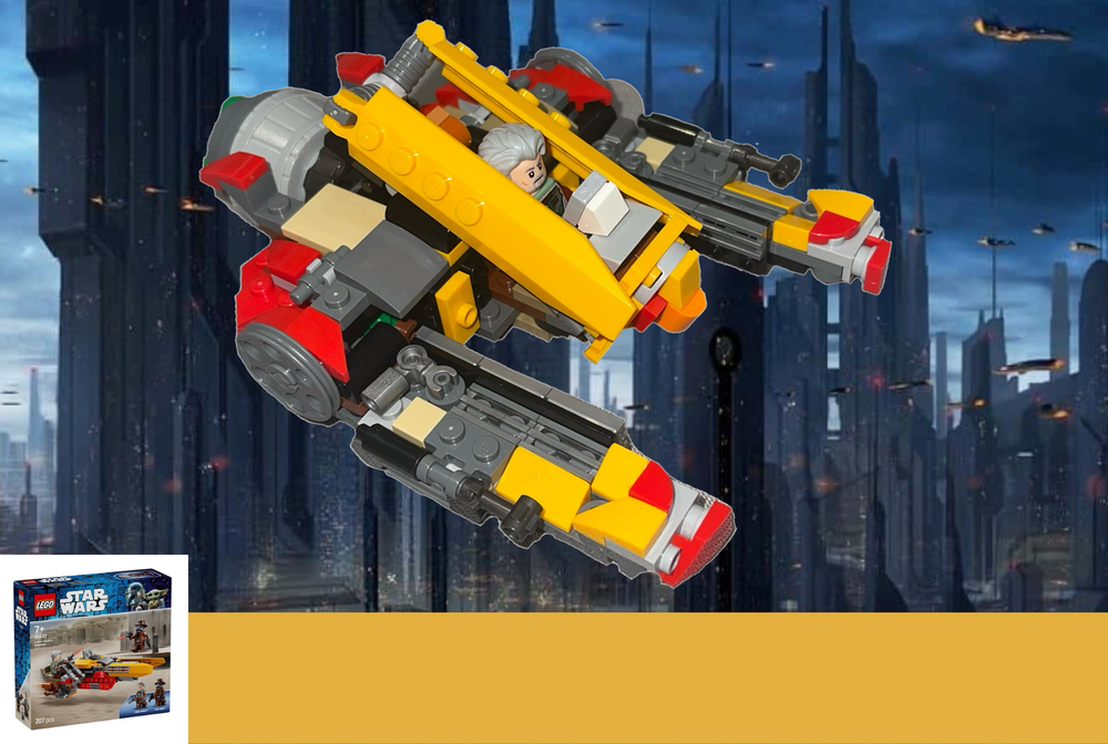 Lego 75437 Zam Wessel's Koro-2 Airspeeder (AOTC Zam Wesell Chase)