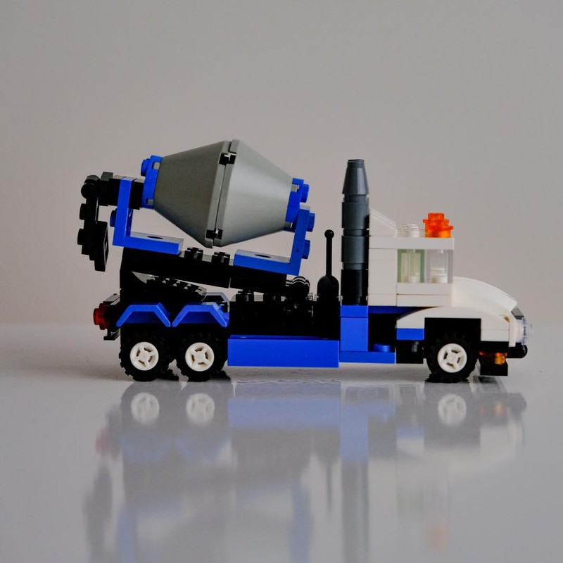 Lego Concrete Mixer Micro Truck