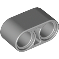 Lego Technic Beam 1 x 2 Thick / Light Bluish Gray