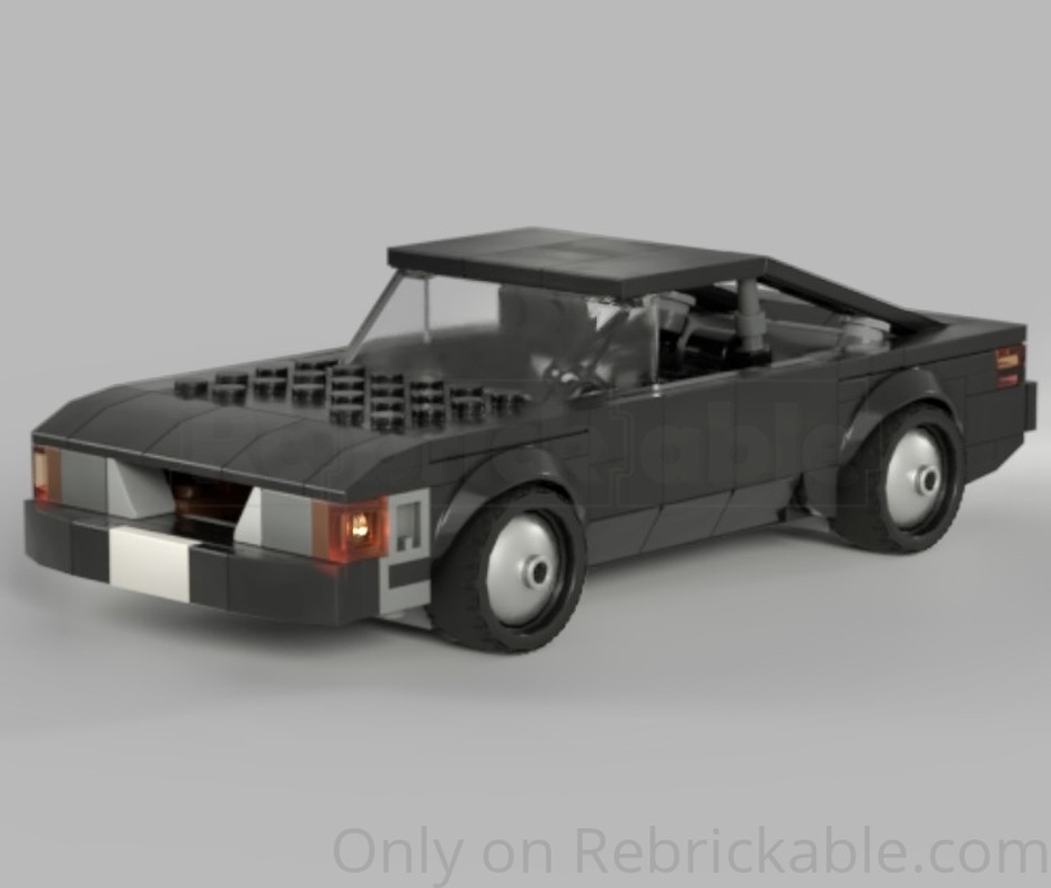 Lego [FREE] instructions 76912 alternative 1993 foxbody mustang hatchback LX