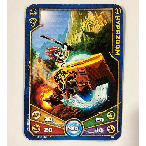 Lego Trading Card, Legends of Chima Deck #1: 28 [Hypazoom] / [No Color/Any Color]