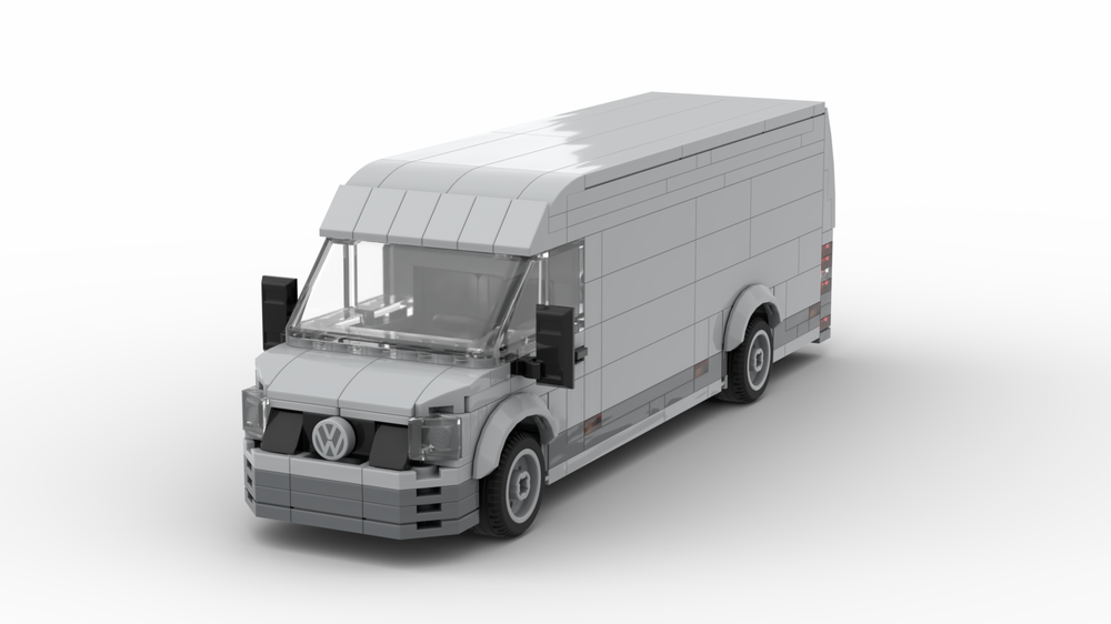 Lego 2019 VW Crafter L5H3 Van (light bluish gray)