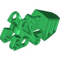 Lego Large Figure Foot, with Ball Joint Socket 3 x 6 x 2 1/3 / Green