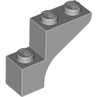 Lego Brick Arch 1 x 3 x 2 / Light Bluish Gray