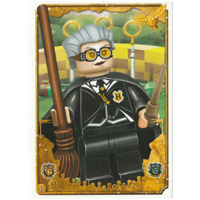 Lego Trading Card, Harry Potter, Standard Card - Madam Hooch
