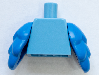 Lego Torso Plain / Blue Bird Wings