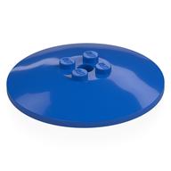 Lego Dish 6 x 6 Inverted (Radar) with Hollow Studs / Blue
