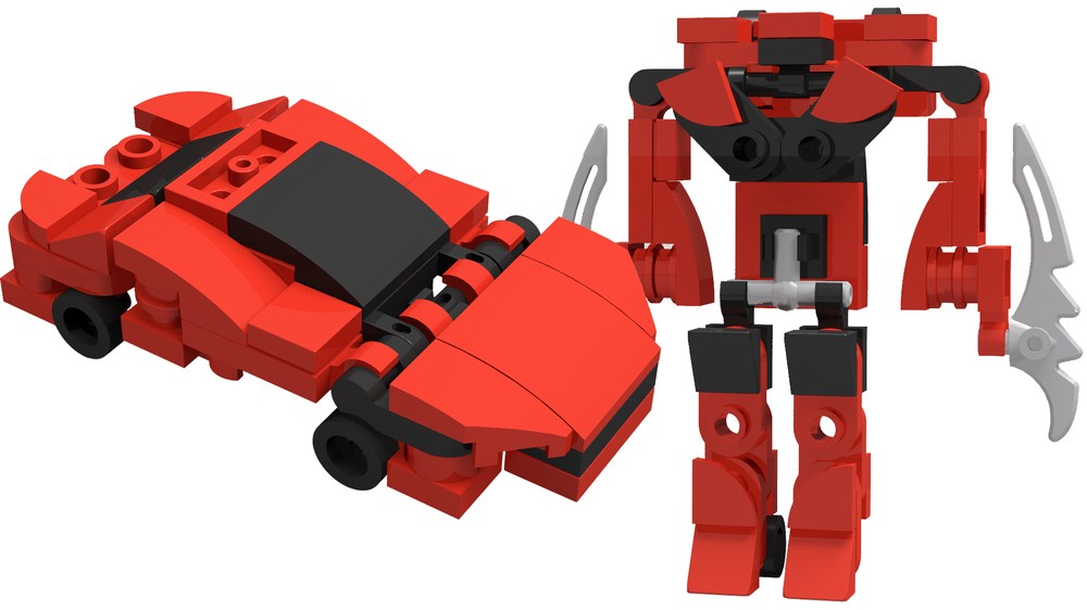 Lego Transformers Movie DOTM Dino/Mirage MOC Mini Mecha