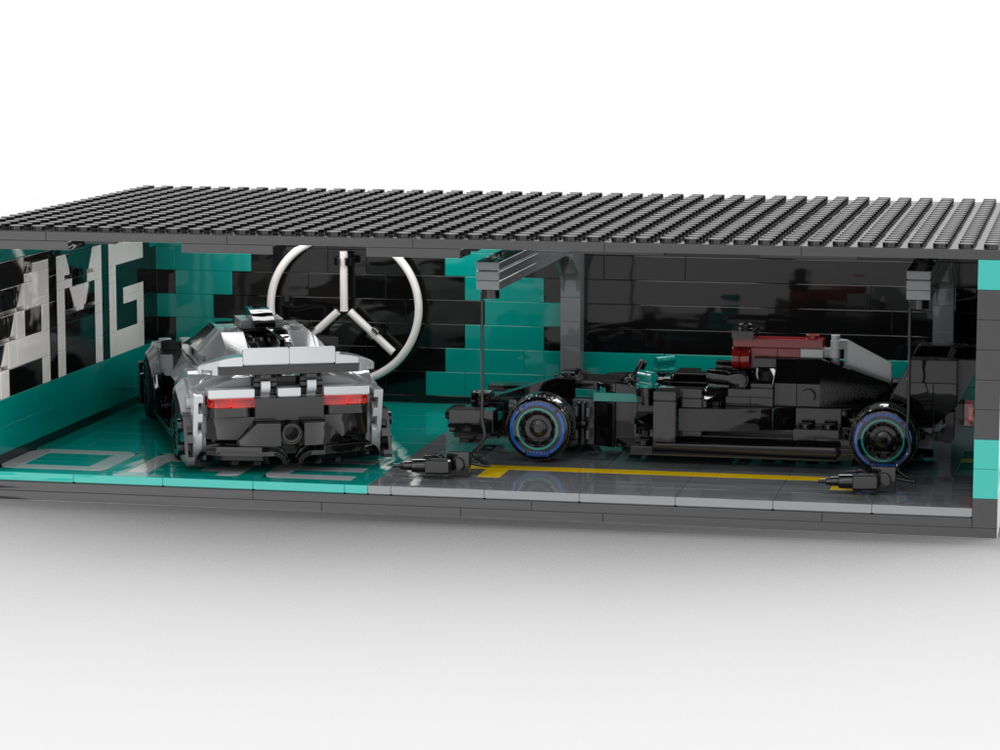 Lego Speed Champions Garage (AMG)