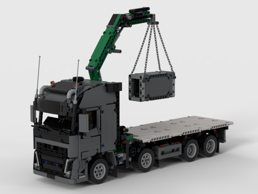 Lego Volvo crane truck