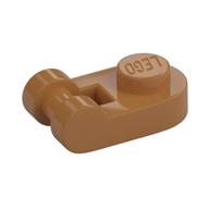 Lego Plate Special 1 x 1 Rounded with Handle / Medium Nougat