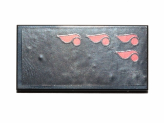 Lego Tile 2 x 4 with SW 4 Red Balls and Flames Pattern Model Right Side (Sticker) - Set 75018