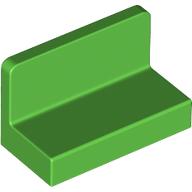 Lego Panel 1 x 2 x 1 [Rounded Corners] / Bright Green