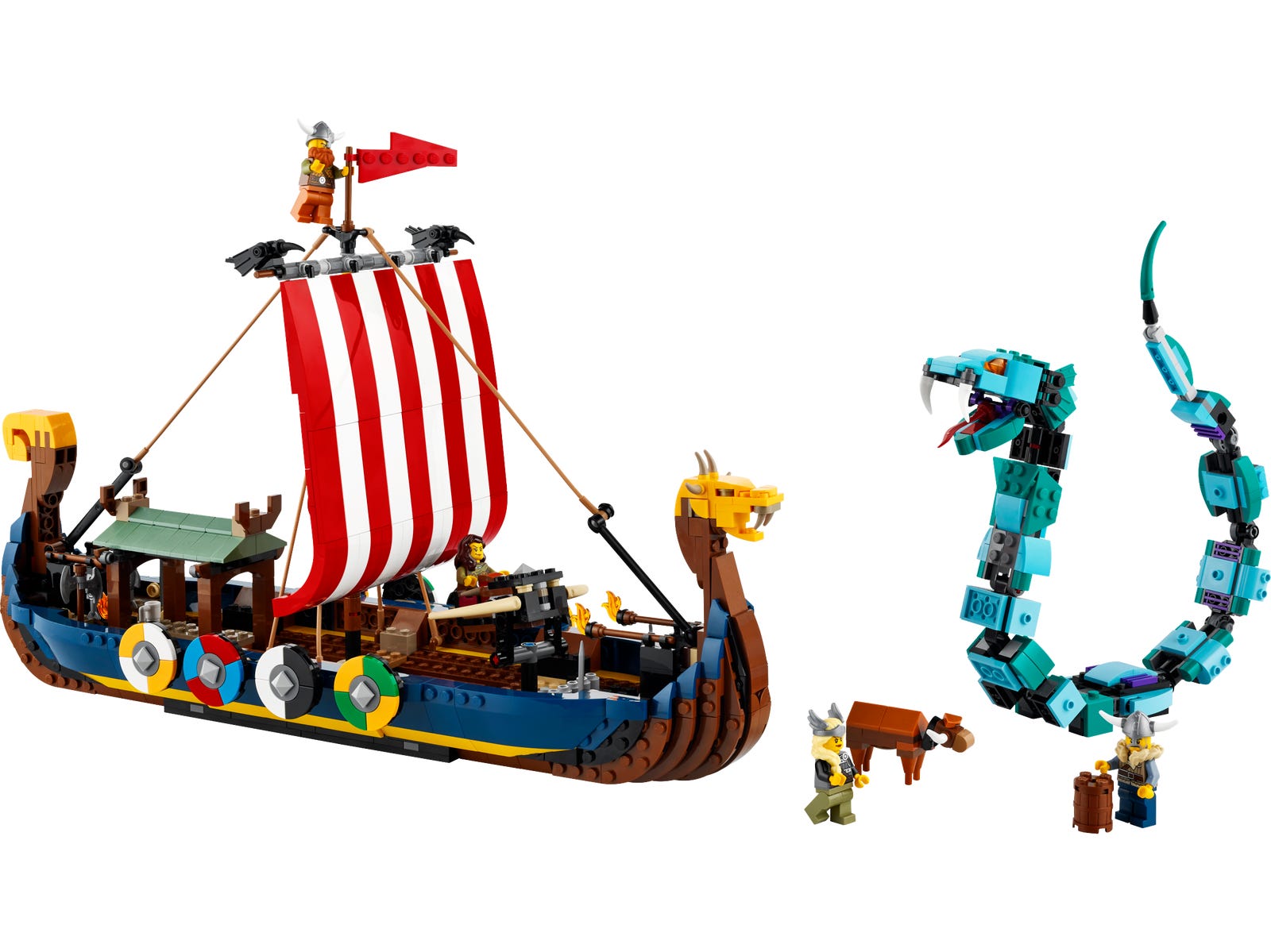 Lego Viking Ship and the Midgard Serpent
