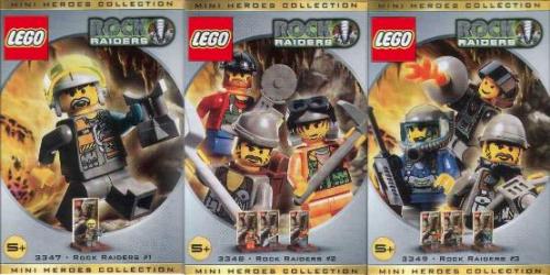 Lego Rock Raiders Mini Heroes Collection
