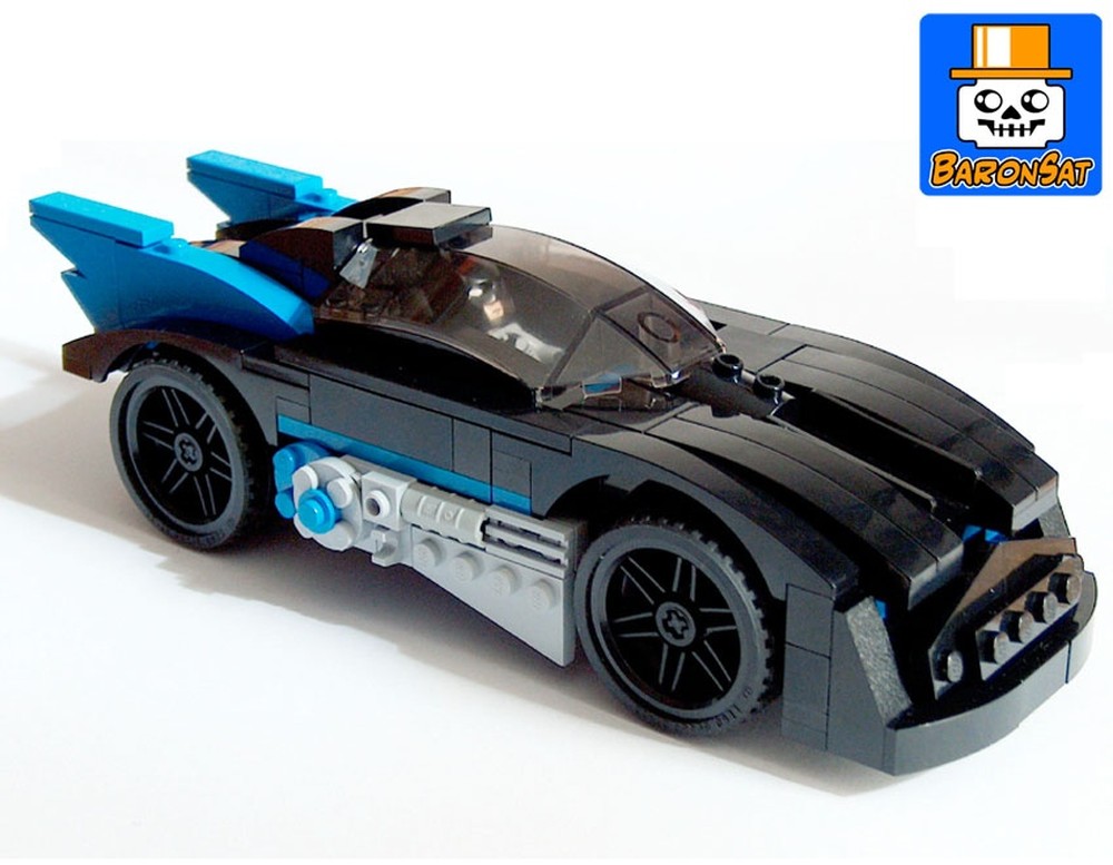 Lego RB Batmobile instructions from animated 2004