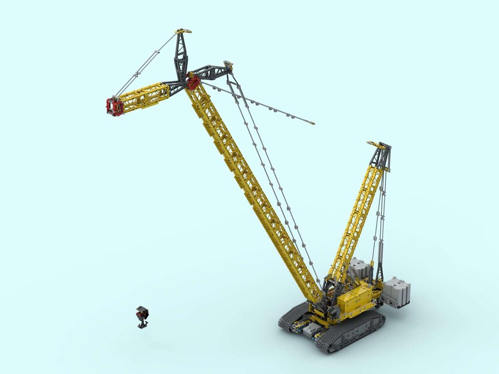 Lego Liebherr LR 13000 SDWVB configuration (2x42146)