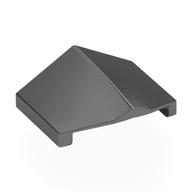 Lego Brick Sloped 33° 2 x 2 Double / Inverted / Metallic Silver