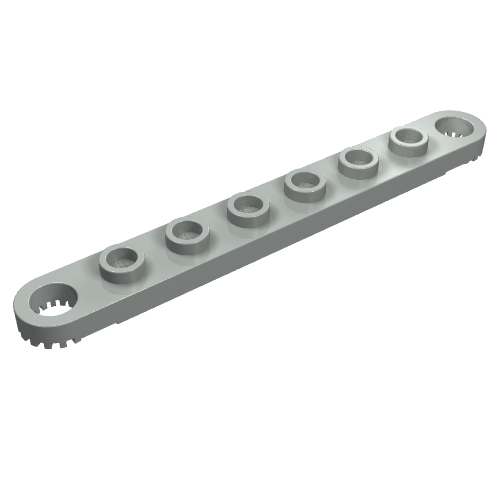 Lego Technic Plate 1 x 8 with Toothed Ends