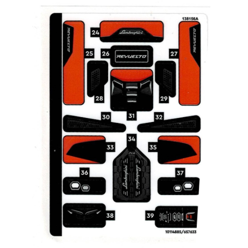 Lego Sticker Sheet 2 for Set 77238-1