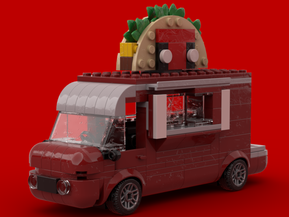 Lego Deadpools chimichanga food truck