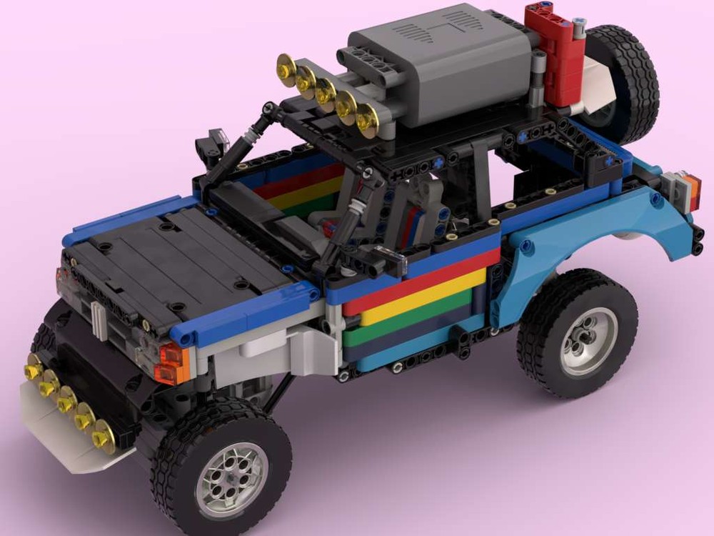 Lego Fiat Uno ///// rainbow baja /////