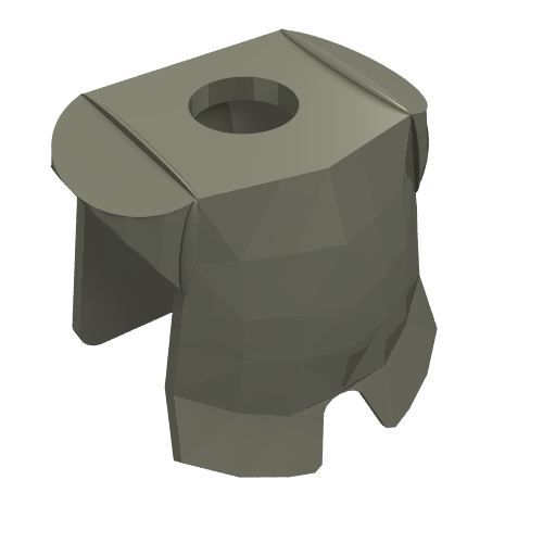 Lego Minifig Neckwear Armor Breastplate with Leg Protection [Plain] / Dark Gray