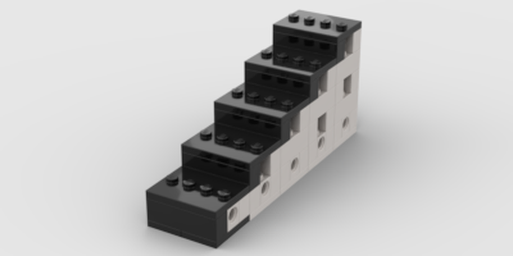 Lego 5 tier Minifigure Display