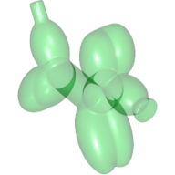 Lego Balloon Dog / Trans-Green
