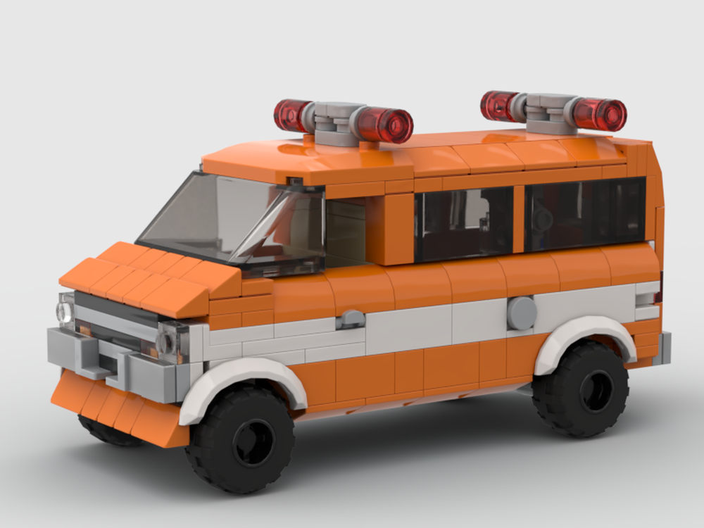 Lego Cannonball Run Ambulance
